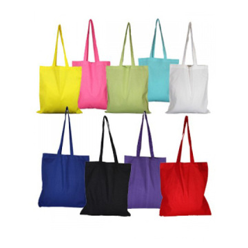 Supplier wholesale black cotton canvas tote bag